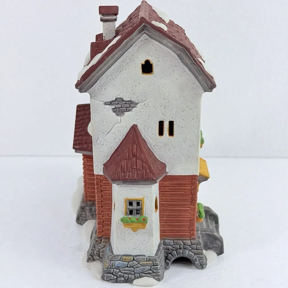 Vintage Department 56 Alpine Village Stoder Grist Mill Retired 59536 EUC